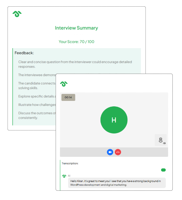Mock Interview Access Anytime, Anywhere