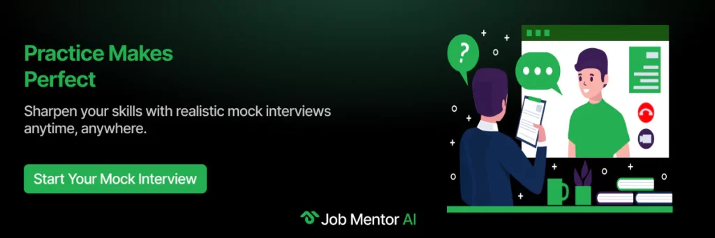 AI Mock Interview Generator CTA