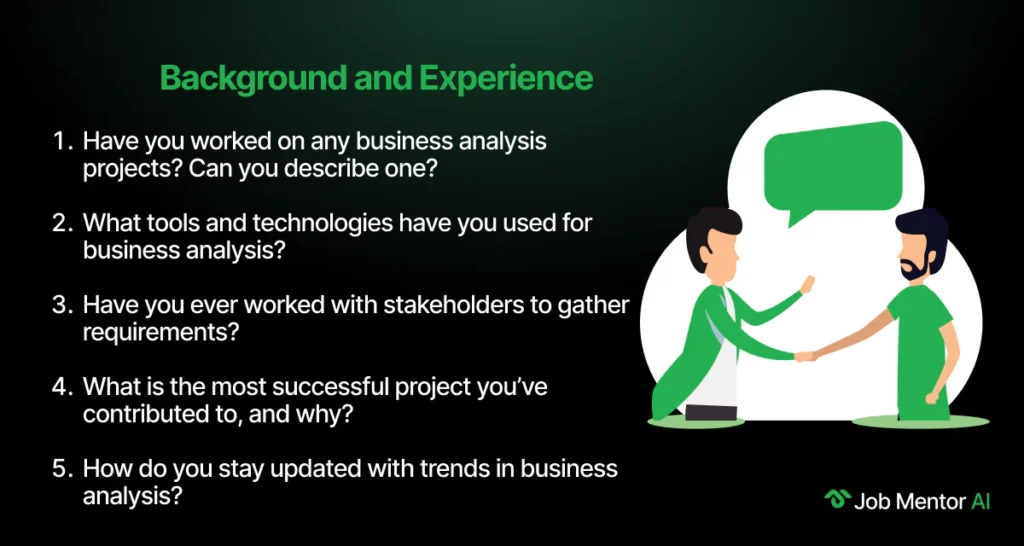 Background and Experience-Business Analyst