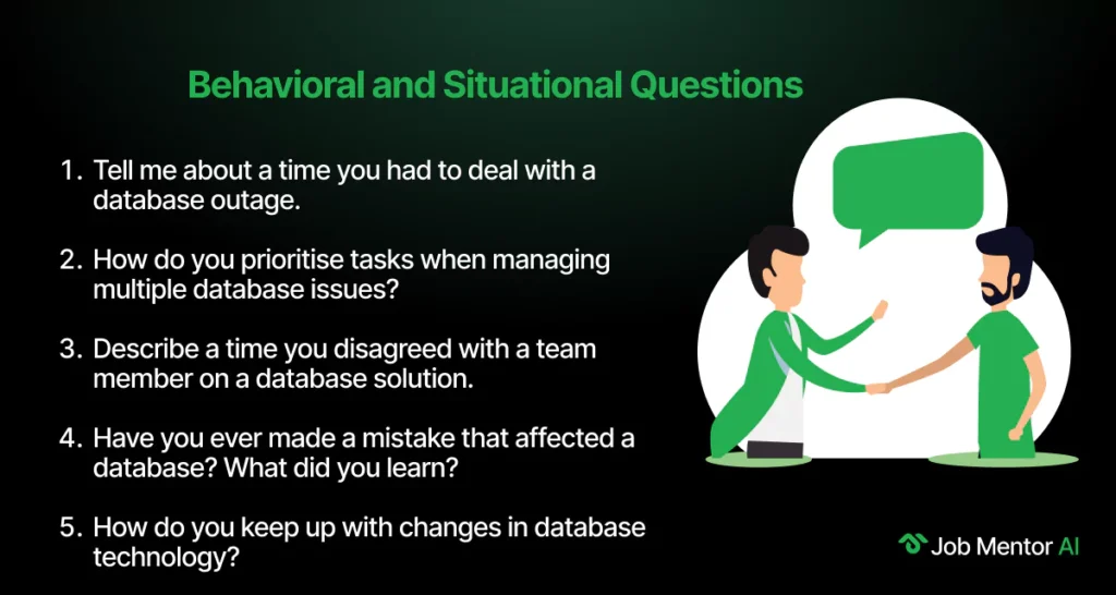 Behavioral and Situational Questions-Database Administrator