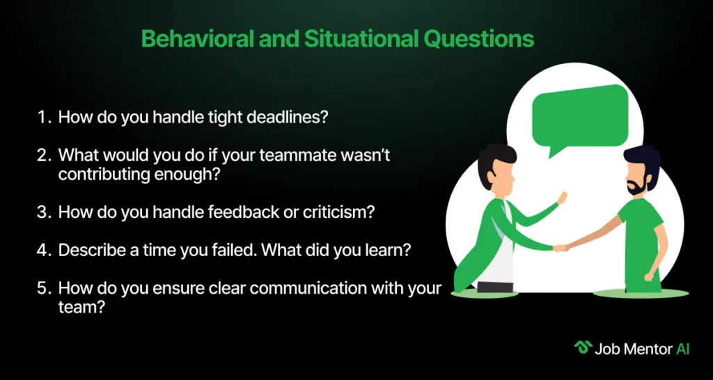 Behavioral and Situational Questions-Fullstack Developer