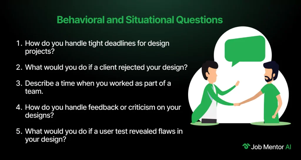 Behavioral and Situational Questions-UIUX Designer