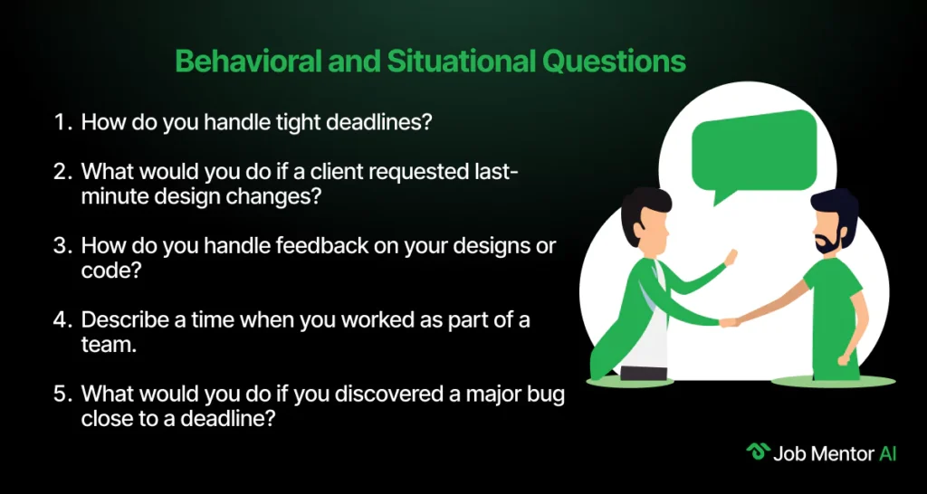 Behavioral and Situational Questions-Web Designer
