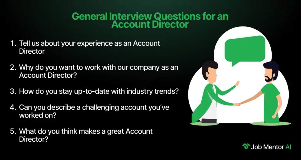 General Interview Questions for an Account Director