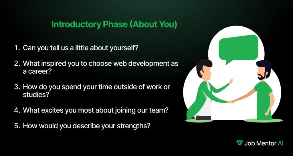 Introductory Phase (About You)