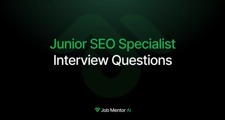 Junior SEO Specialist Interview Questions