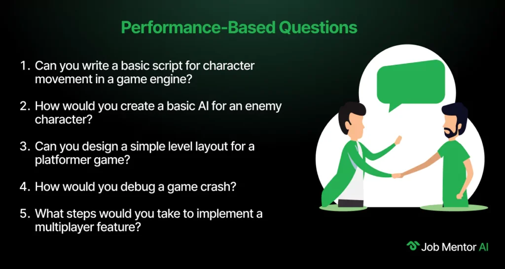 Performance-Based Questions-Game Developer