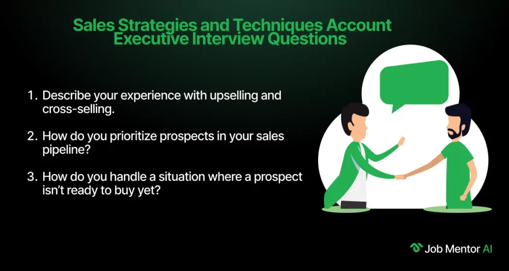 Sales Strategies and Techniques Account Executive Interview Questions