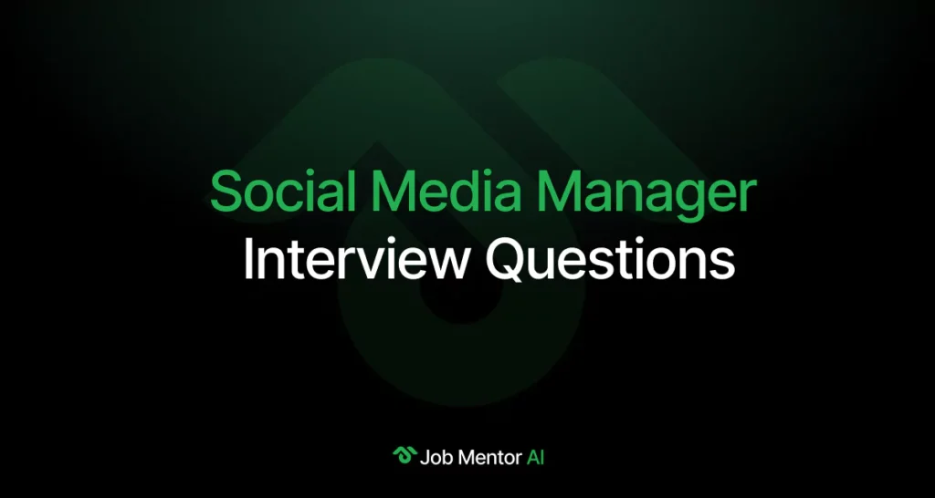 Social Media Manager Interview Questions