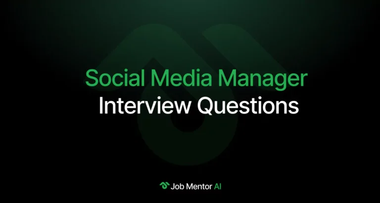 Social Media Manager Interview Questions