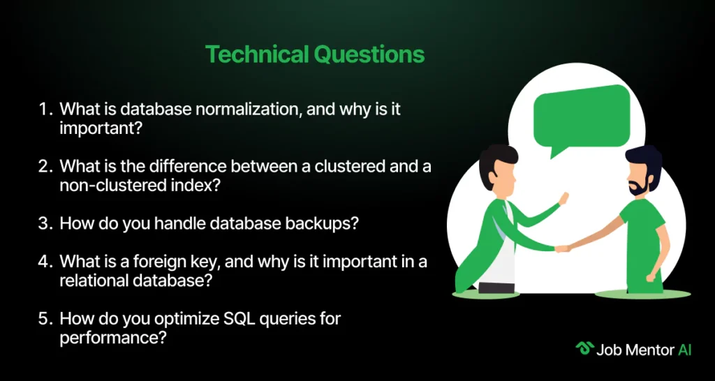 Technical Questions-Database Administrator
