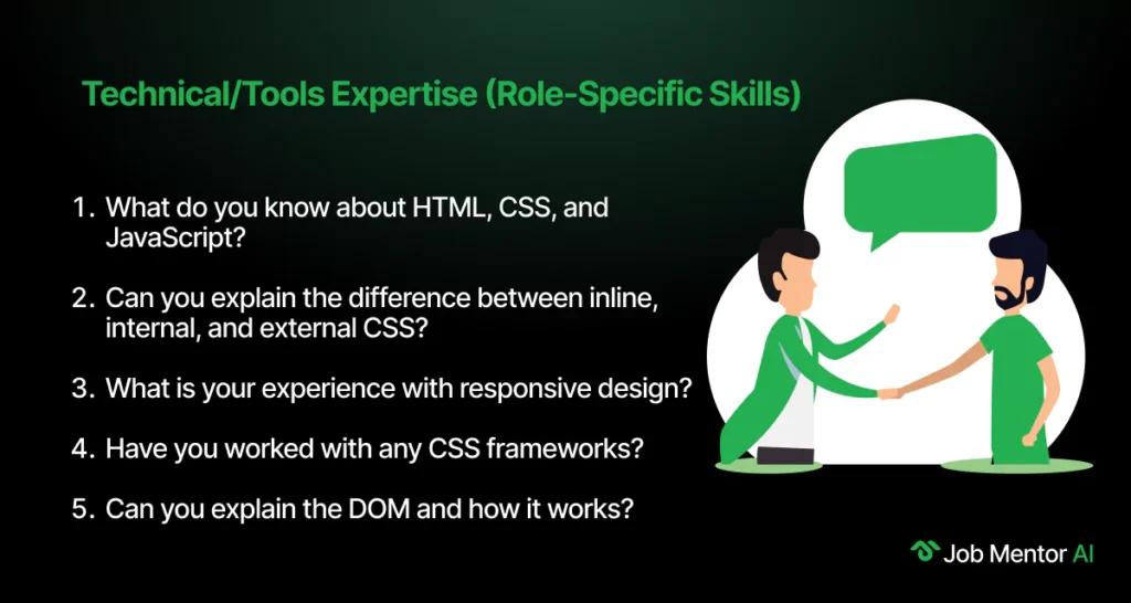 TechnicalTools Expertise (Role-Specific Skills)