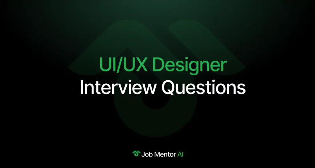 UI UX Designer Interview Questions