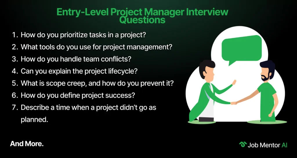 Entry-Level Project Manager Interview Questions