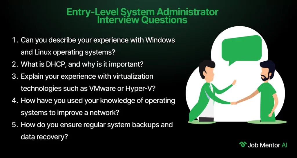Entry-Level System Administrator Interview Questions