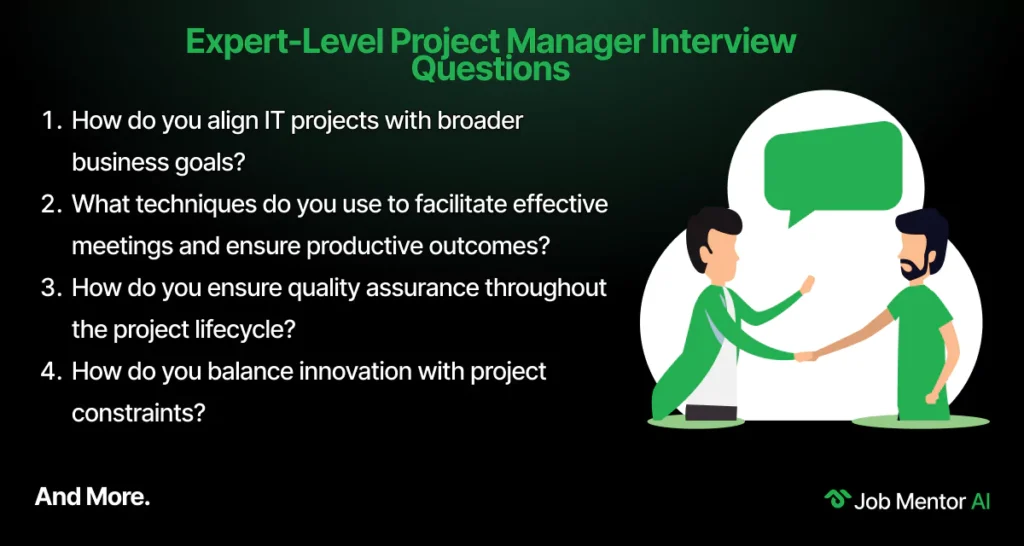 Expert-Level Project Manager Interview Questions