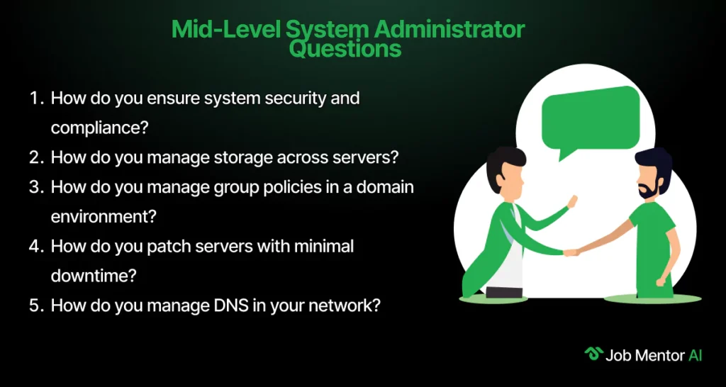 Mid-Level System Administrator Questions