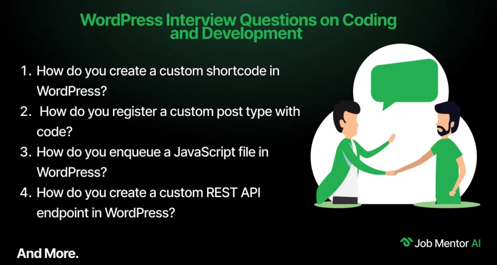 WordPress Interview Questions on Coding and Development