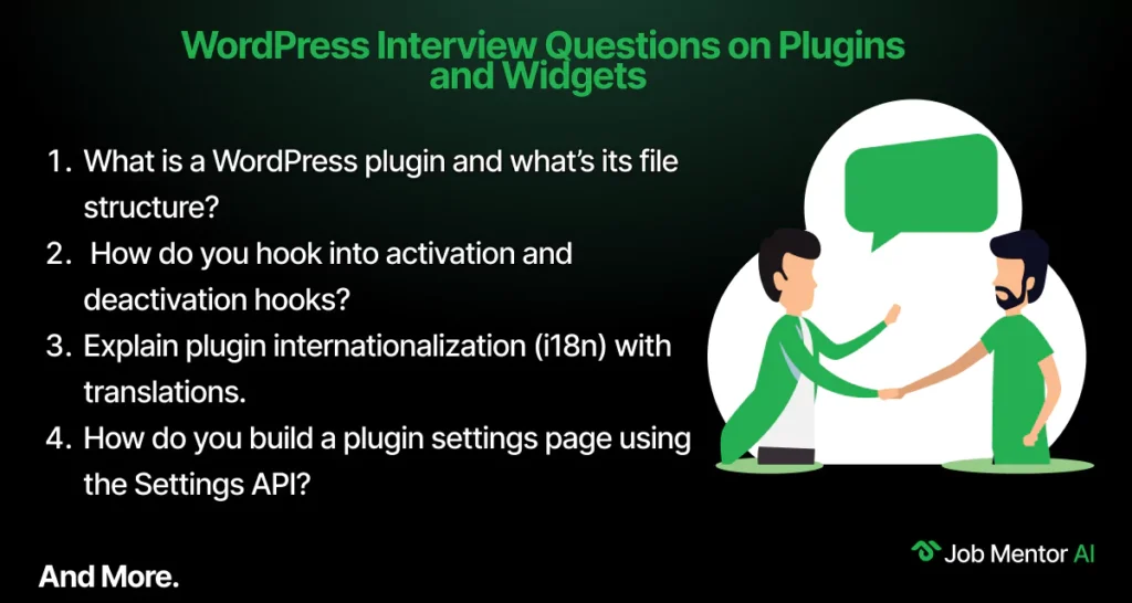 WordPress Interview Questions on Plugins and Widgets